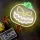 LED Neon Angry Pumpkin (Sárga-Fehér) – Dekorációs Fénytábla