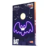 LED Neon Denevér (Lila) – Dekorációs Fénytábla, Halloweenre is!