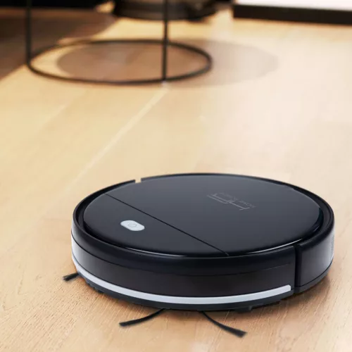 HOME ROBOT RV400 fekete intelligens giroszkópos robotporszívó és felmosó távirányítóval