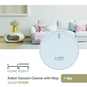 HOME ROBOT RV500 fehér intelligens 3 az 1-ben robotporszívó és felmosó távirányítóval