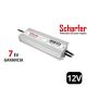 Scharfer vízálló LED tápegység 300W 12V IP67 7 év garanciával