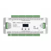 SD-ES32 lépcső LED vezérlő 32 lépcsőfokhoz, kompatibilis egyszínű és digitális SPI RGB LED szalagokkal, dinamikus fel/le futó fényeffektekhez, mozgásérzékelős aktiválással, állítható paraméterekkel