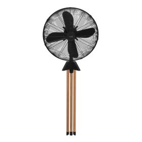  Álló fém ventilátor 60W 45cm lapátátmérő, 4 lapát, 3 fokozat, oszcillálás, állítható magasság és dőlésszög
