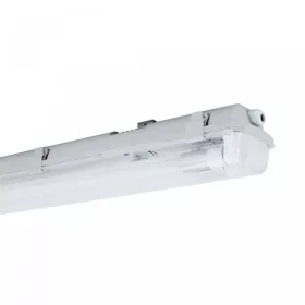   2x150cm Slim Por-és páramentes LED fénycső armatúra IP65, Max 50W