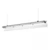 2x150cm Slim Por-és páramentes LED fénycső armatúra IP65, Max 50W