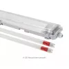 2x150cm Slim Por-és páramentes LED fénycső armatúra IP65, Max 50W