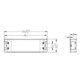   Snappy TRIAC Dimmelhető LED tápegység 100W/12V IP20 7 év garancia