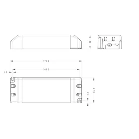  Snappy TRIAC Dimmelhető LED tápegység 75W/12V IP20 7 év garancia