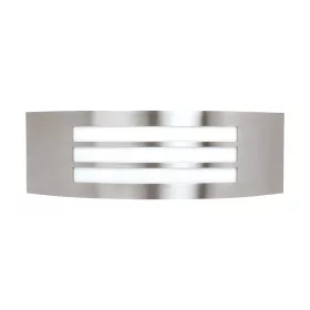   MANGO-2 kültéri íves oldalfali lámpa E27 foglalattal Inox