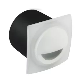   Fehér lépcsővilágítás, LED, négyzet, süllyesztett, természetes fényű, IP44, 210lm