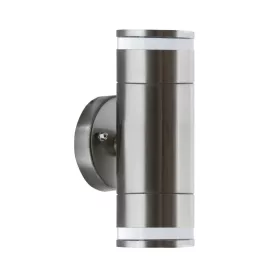 TARAS kültéri oldalfali lámpa 2xGU10 foglalat, Inox