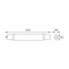 Strühm IBIS 18W IP65 vízálló lineáris LED lámpa 60cm hosszú