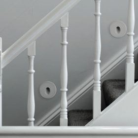   LED lépcsővilágítás, kör, süllyesztett, természetes fényű, IP54, 75lm, fehér