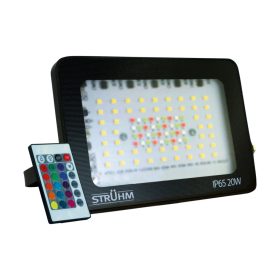 RGBW LED reflektor, 20W, IP65-Strühm