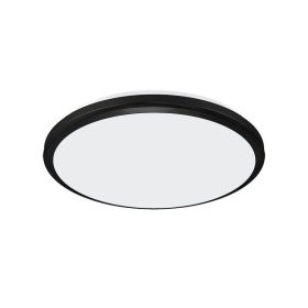   Sthrüm PLANAR LED mennyezeti lámpa 24W Ø31cm IP54 4000K Fekete