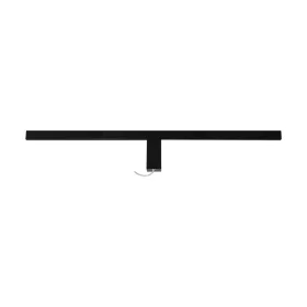 Roxana fekete tükörvilágítás 60cm 5W IP44 természetes fehér - Strühm