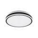 Strühm Aurelia modern fekete keretes kör alakú LED mennyezeti lámpa természetes fehér fénnyel 48cm 48W