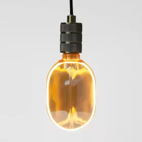 ZERO SERIES dizájn LED izzó E27 4W 200lm O100 borostyán