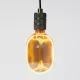 ZERO SERIES dizájn LED izzó E27 4W 200lm O100 borostyán