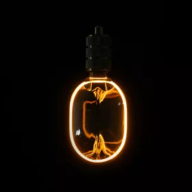   ZERO SERIES dizájn LED izzó E27 4W 200lm O100 Füstös üveg