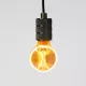 ZERO SERIES dizájn LED izzó E27 4W 200lm G80 borostyán