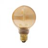 ZERO SERIES dizájn LED izzó E27 4W 200lm G80 borostyán
