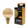 ZERO SERIES dizájn LED izzó E27 4W 200lm G80 borostyán
