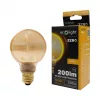 ZERO SERIES dizájn LED izzó E27 4W 200lm G80 borostyán