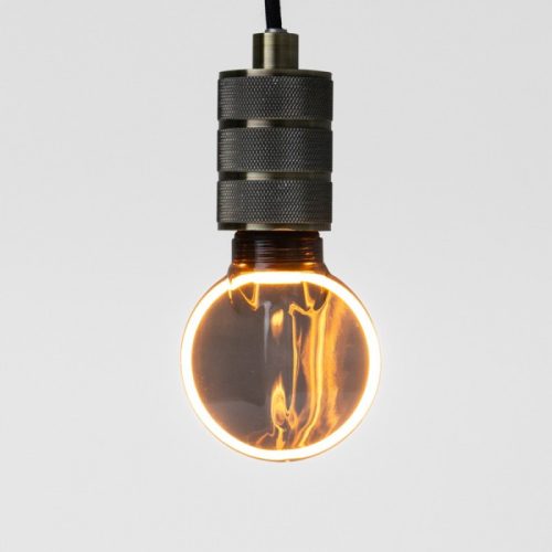 ZERO SERIES dizájn LED izzó E27 4W 200lm G80 füstös üveg