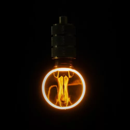 ZERO SERIES dizájn LED izzó E27 4W 200lm G80 füstös üveg