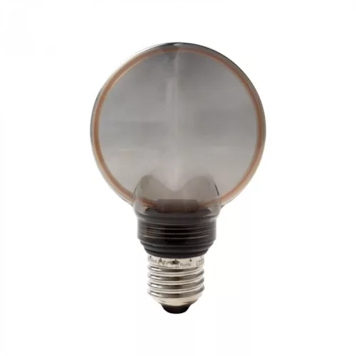 ZERO SERIES dizájn LED izzó E27 4W 200lm G80 füstös üveg