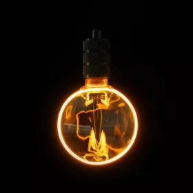 ZERO SERIES dizájn LED izzó E27 4W 200lm G130 borostyán