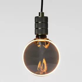   ZERO SERIES dizájn LED izzó E27 4W 200lm G130 füstös üveg