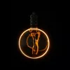 ZERO SERIES dizájn LED izzó E27 4W 200lm G130 füstös üveg