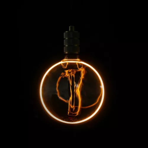 ZERO SERIES dizájn LED izzó E27 4W 200lm G130 füstös üveg