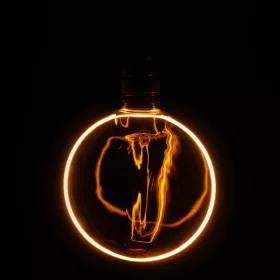   ZERO SERIES dizájn LED izzó E27 4W 200lm G188 füstös üveg
