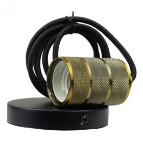 Sárgaréz függeszték E27 2 méter