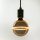 Látványos, G130-as (13cm) méretű, füstüvegű vintage filament LED izzó