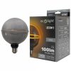 Látványos, G130-as (13cm) méretű, füstüvegű vintage filament LED izzó