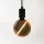 Látványos, G130-as (13cm) méretű, borostyánszínű vintage filament LED izzó