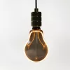 Nagyméretű, A110-es, füstüvegű vintage LED izzó texturált felülettel