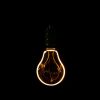Nagyméretű, A110-es, füstüvegű vintage LED izzó texturált felülettel