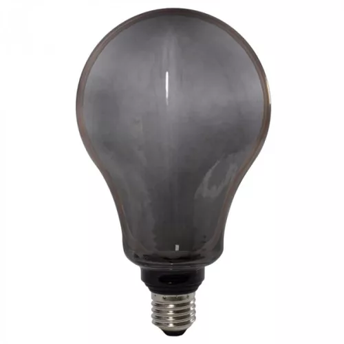 Nagyméretű, A110-es, füstüvegű vintage LED izzó texturált felülettel