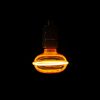 Nagyméretű, borostyánszínű G103 vintage LED izzó egyedi, UFO stílusú filamenttel