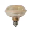 Nagyméretű, borostyánszínű G103 vintage LED izzó egyedi, UFO stílusú filamenttel