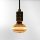 Nagyméretű, füstös üveg színű G130 vintage LED izzó egyedi, UFO stílusú filamenttel