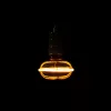 Nagyméretű, füstös üveg színű G130 vintage LED izzó egyedi, UFO stílusú filamenttel