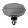 Nagyméretű, füstös üveg színű G130 vintage LED izzó egyedi, UFO stílusú filamenttel