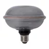 Nagyméretű, füstös üveg színű G130 vintage LED izzó egyedi, UFO stílusú filamenttel