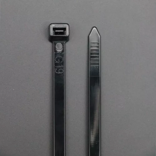 Kábelkötöző 100/2,5mm UV fekete 100db